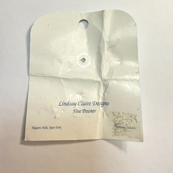 Heart Musical Note Pewter Pin Treble Clef Music Notes Musician Conductor Signed - Picture 5 of 7